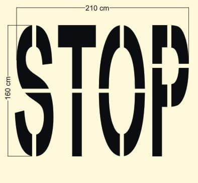 Szablon malarski P-16 STOP.JPG