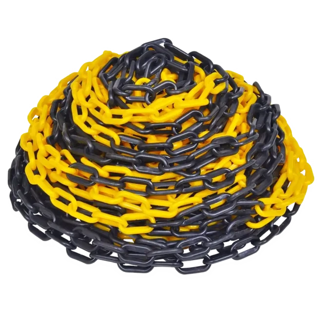 Łańcuch plastikowy żółto-czarny - 1 metr - sklep drogowy Widrog.webp