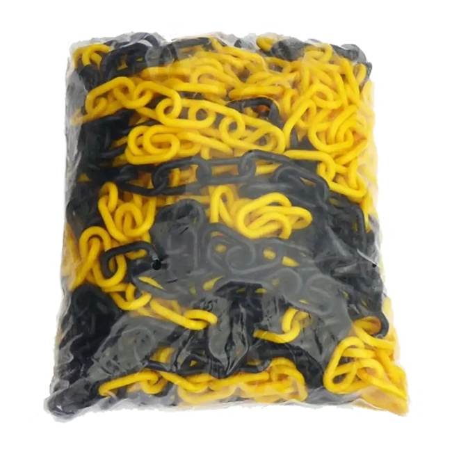 Łańcuch plastikowy żółto-czarny - 1 metr - sklep drogowy Widrog.webp
