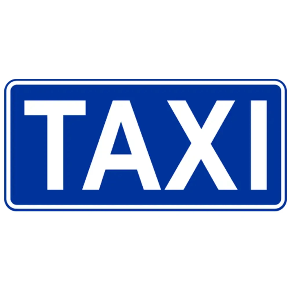 Znak drogowy D-19 - postój taksówek - folia odblaskowa I generacji - 600x300 mm - sklep drogowy Widrog.webp