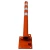 Slupek parkingowy skladany H-800 mm pomaranczowy - zlozony.webp