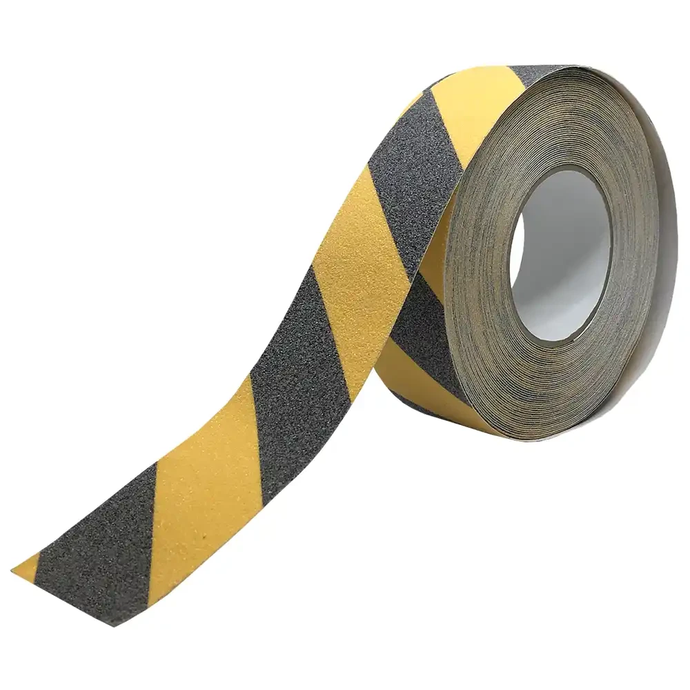 Taśma antyposlizgowa czarno-zolta - 50 mm - 18 mb - sklep drogowy Widrog.webp