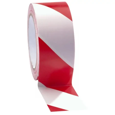 Tasma do wyznaczania ciagow komunikacyjnych białoczerwona szer. 10 cm.webp