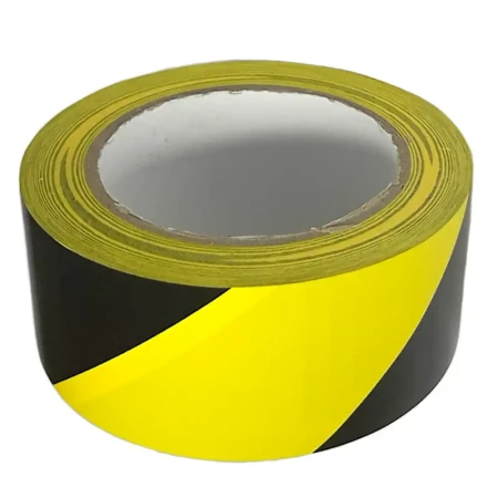 Tasma do wyznaczania ciagow komunikacyjnych zolto-czarna szer. 5 cm.webp