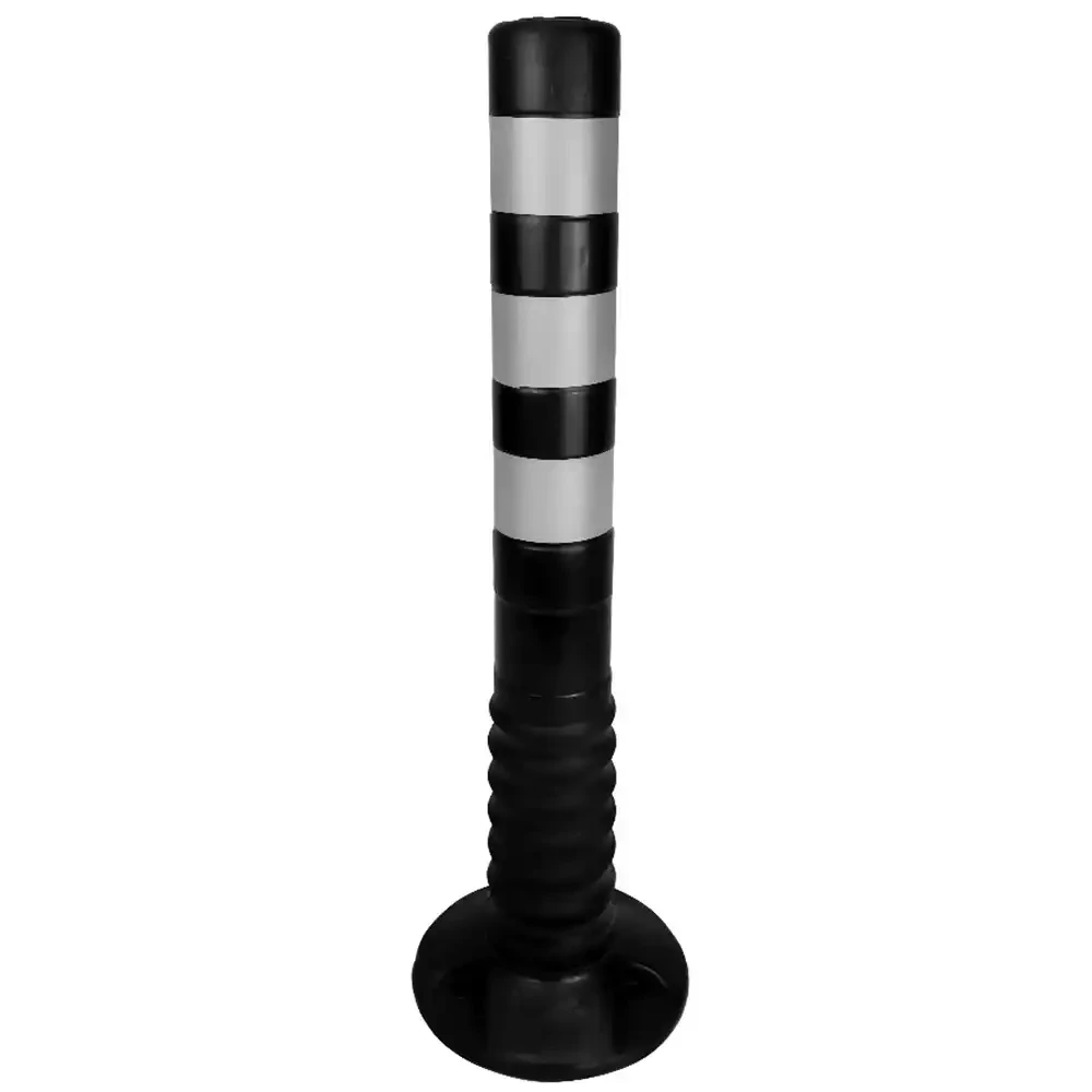 Słupek elastyczny T-Flex - czarny - 750 mm - folia odblaskowa drugiej generacji - sklep drogowy Widrog.webp