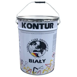 Farba drogowa Kontur - biała RAL 9016 - 33 kg