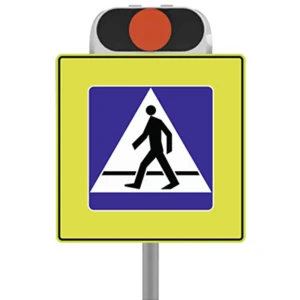 SmartPass - Aktywne Przejscie dla Pieszych ze znakiem D-6 fluoresencyjnym.webp