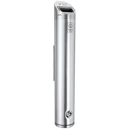 Popielnica scienna z aluminium - skosna - sklep drogowy Widrog.webp