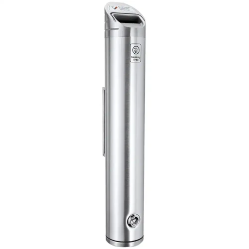 Popielnica scienna z aluminium - skosna - sklep drogowy Widrog.webp