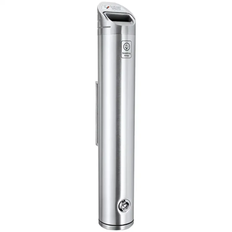 Popielnica scienna z aluminium - skosna - sklep drogowy Widrog.webp
