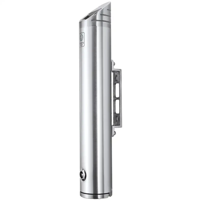 Popielnica scienna z aluminium - skosna - sklep drogowy Widrog.webp