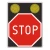 Znak aktywny B-20 - STOP - podswietlany ze slupem i lampami - LED - sklep drogowy Widrog.webp