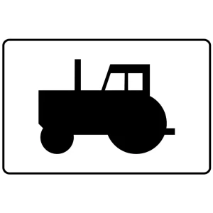 Tabliczka T-23C - ciągniki rolnicze i pojazdy wolnobieżne - folia I generacji