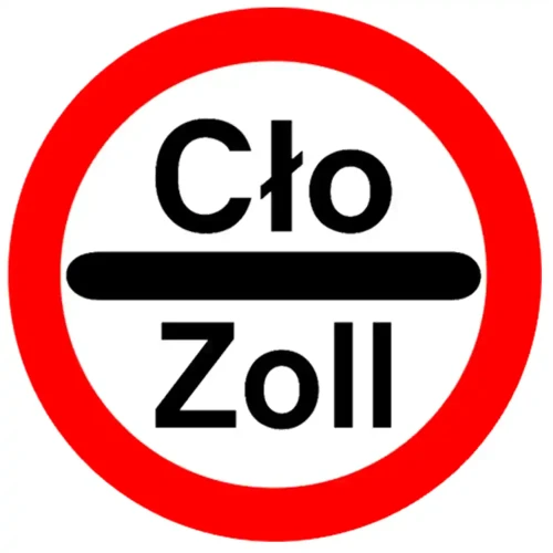 Znak drogowy B-32 - stój - kontrola celna - folia I generacji - 600 mm