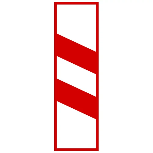 Słupek G-1E - folia I generacji - 300x1000 mm