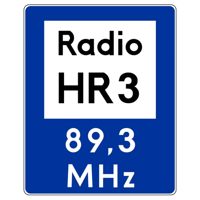 Znak drogowy D-34A - informacja radiowa o ruchu drogowym - folia II generacji - 600x750 mm - sklep drogowy Widrog.webp