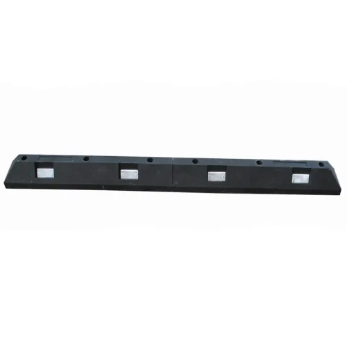 Separator (ogranicznik) parkingowy PCV dwuczęściowy z białym odblaskiem - 1750x145x120 mm - sklep drogowy Widrog.webp