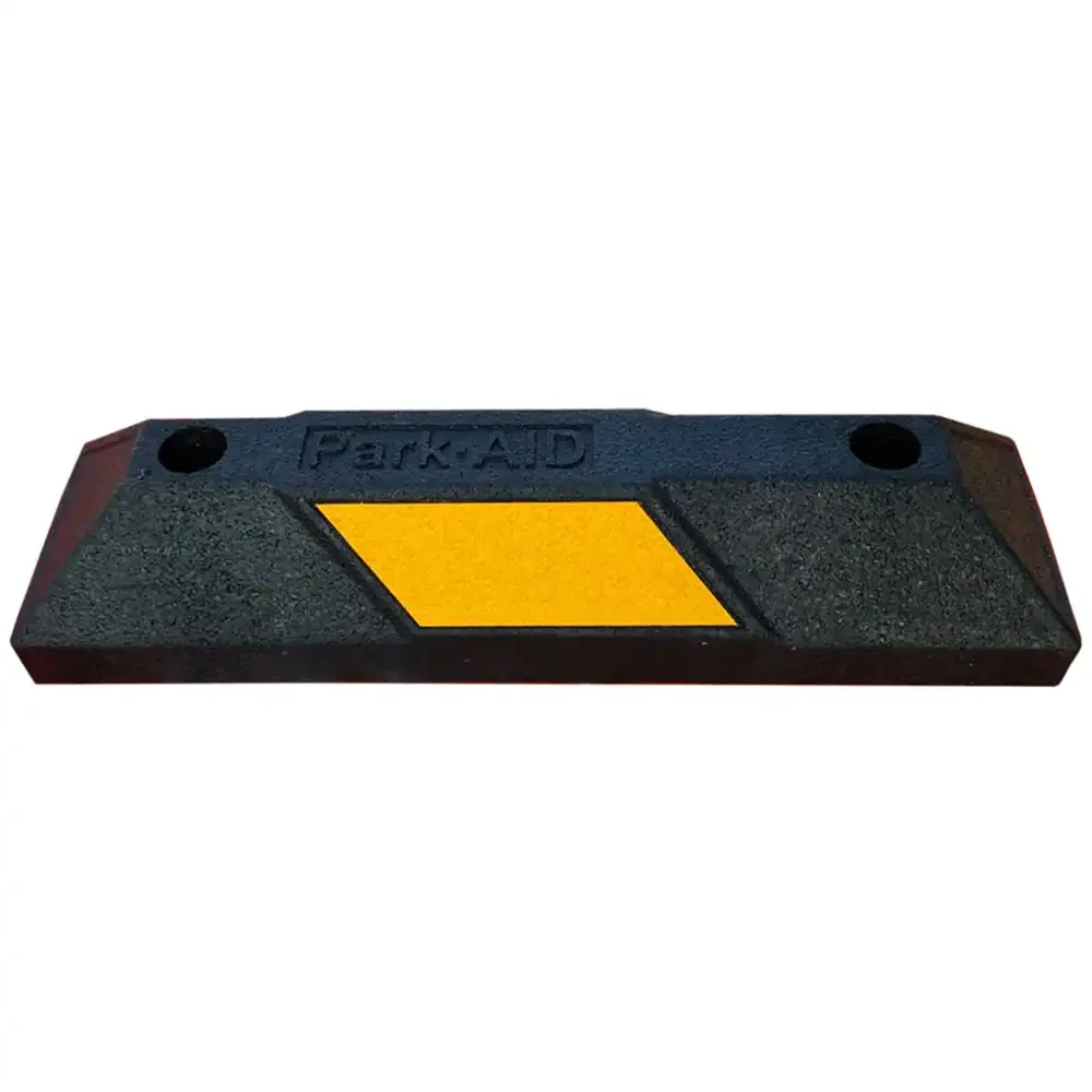 Separator (ogranicznik) parkingowy - żółty odblask PARK AID - 560x150x100 mm - sklep drogowy Widrog.webp
