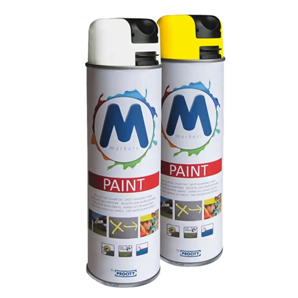 Farba znakujaca matowa - biala lub zolta - 500 ml.webp