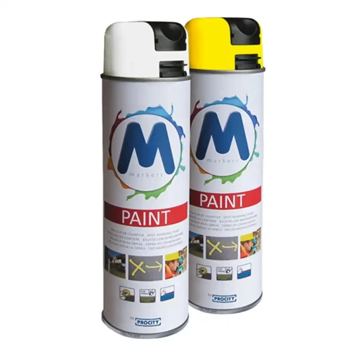 Farba znakujaca matowa - biala lub zolta - 500 ml.webp