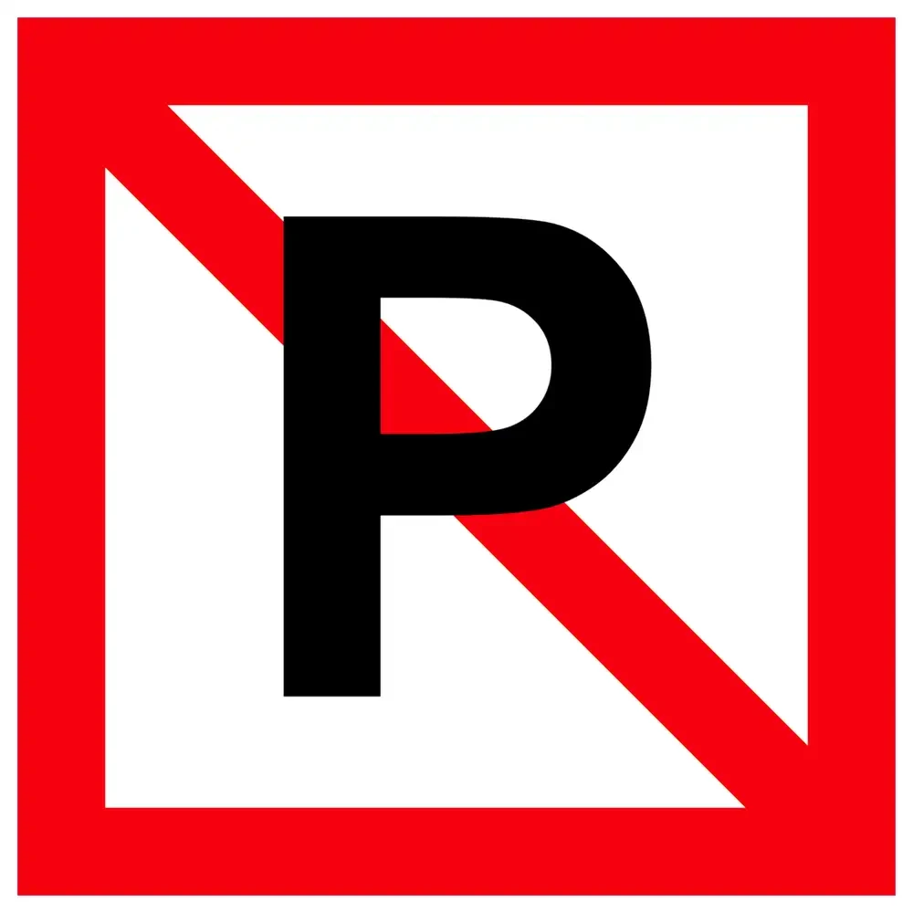 Znak Żeglugi A. 5 - Zakaz postoju na kotwicy lub cumach - folia II generacji - sklep drogowy Widrog.webp