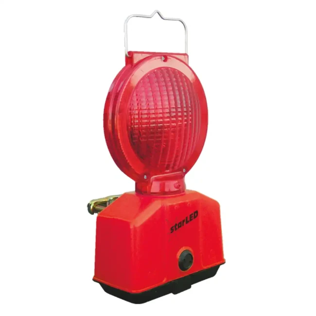 Lampa zmierzchowa StarLED - czerwona z zamkiem - sklep drogowy Widrog.webp