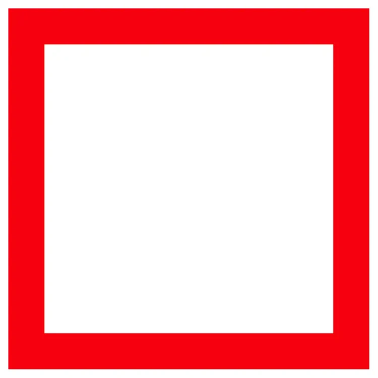 Znak Żeglugowy C. 4 - inne ograniczenia ruchu żeglugowego - folia odblaskowa pierwszej generacji - 900 x 900 mm - sklep drogowy Widrog.webp