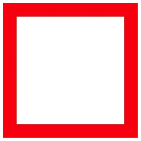 Znak Żeglugowy C. 4 - inne ograniczenia ruchu żeglugowego - folia odblaskowa drugiej generacji - 900 x 900 mm - sklep drogowy Widrog.webp