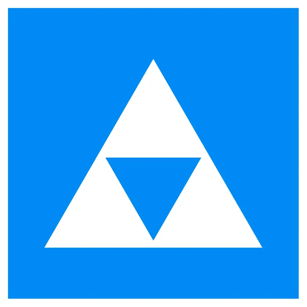 Znak Żeglugowy E. 5.5 - postój dla statków przeznaczonych do pchania, które powinny pokazywać jedno niebieskie światło lub jeden niebieski stożek - folia drugiej generacji - 900x900 mm - sklep drogowy Widrog.webp