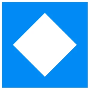 Znak Żeglugowy E. 5.12 - postój dla wszystkich statków, które nie przewożą materiałów niebezpiecznych - folia I generacji - 900x900 mm