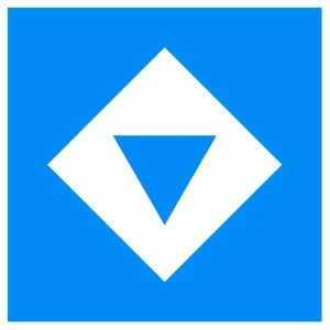 Znak Żeglugowy E. 5.13 - postój dla wszystkich statków, które powinny pokazywać jedno niebieskie światło lub jeden niebieski stożek - folia II generacji - 900x900 mm