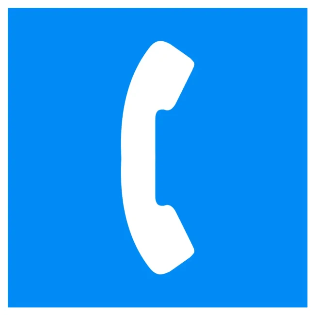 Znak Żeglugowy E. 14 - miejsce, w którym można korzystać z telefonu - folia odblaskowa pierwszej generacji - 900x900 mm - sklep drogowy Widrog.webp