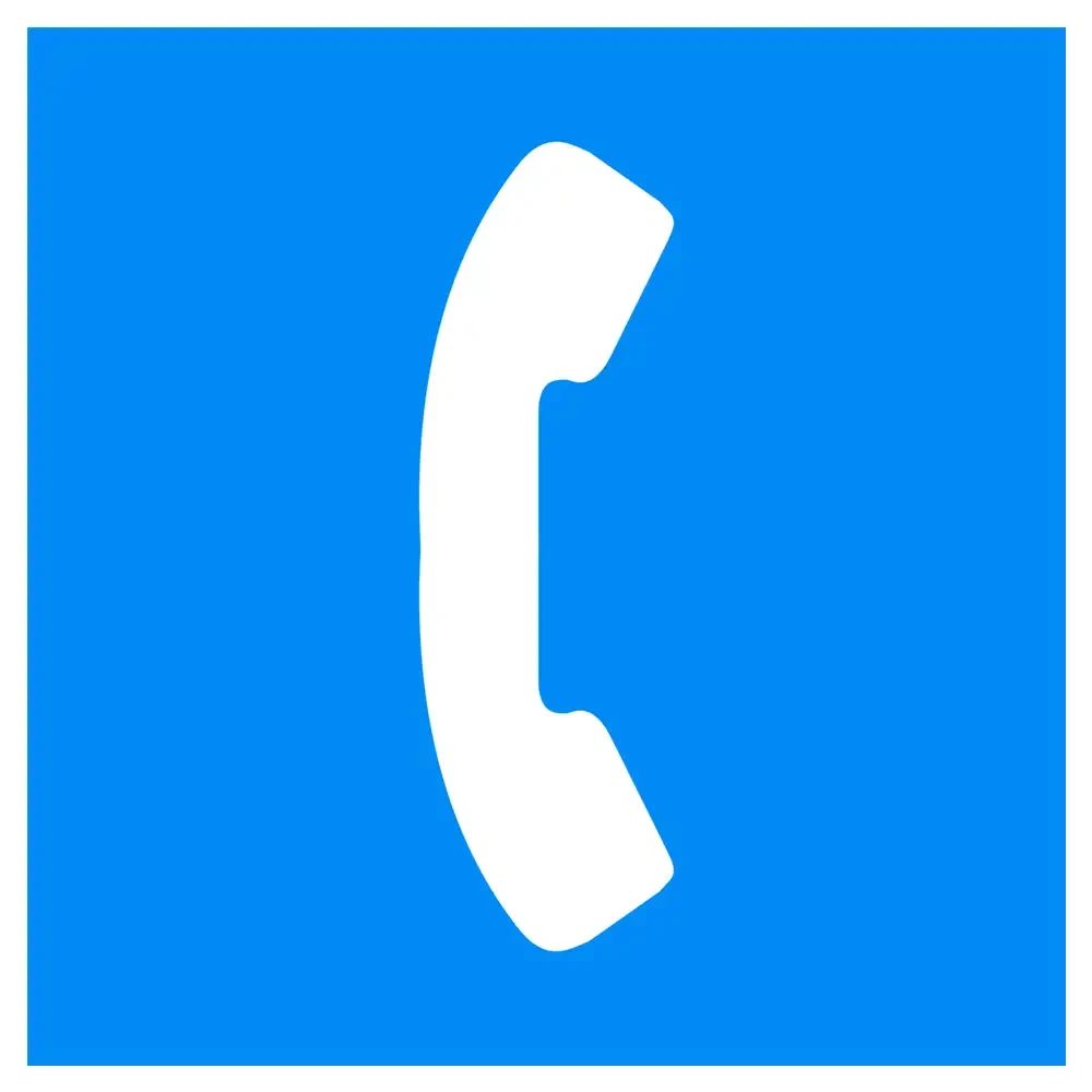 Znak Żeglugowy E. 14 - miejsce, w którym można korzystać z telefonu - folia odblaskowa drugiej generacji - 900x900 mm - sklep drogowy Widrog.webp