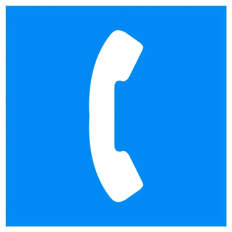 Znak Żeglugowy E. 14 - miejsce, w którym można korzystać z telefonu - folia odblaskowa drugiej generacji - 900x900 mm - sklep drogowy Widrog.webp