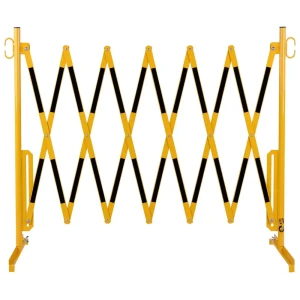 Bariera nożycowa rozciągana żółto-czarna - 3600 mm