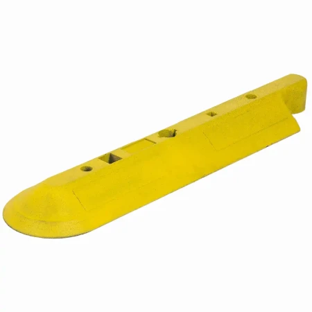 Separator drogowy U-25a - żółty - zakończenie - 1130x240x80 mm - sklep drogowy Widrog.webp