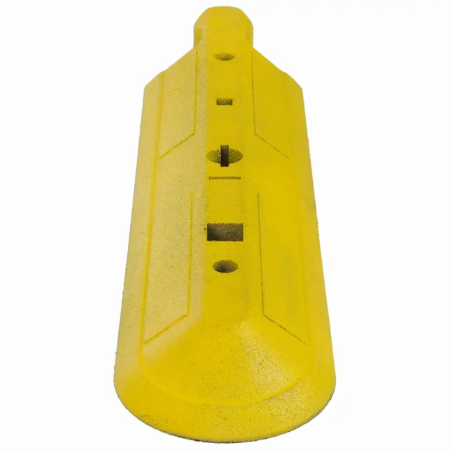 Separator drogowy U-25a - żółty - zakończenie - 1130x240x80 mm - sklep drogowy Widrog.webp
