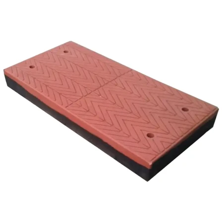 Próg segmentowy czerwony - element środkowy - wys. 10 cm.webp