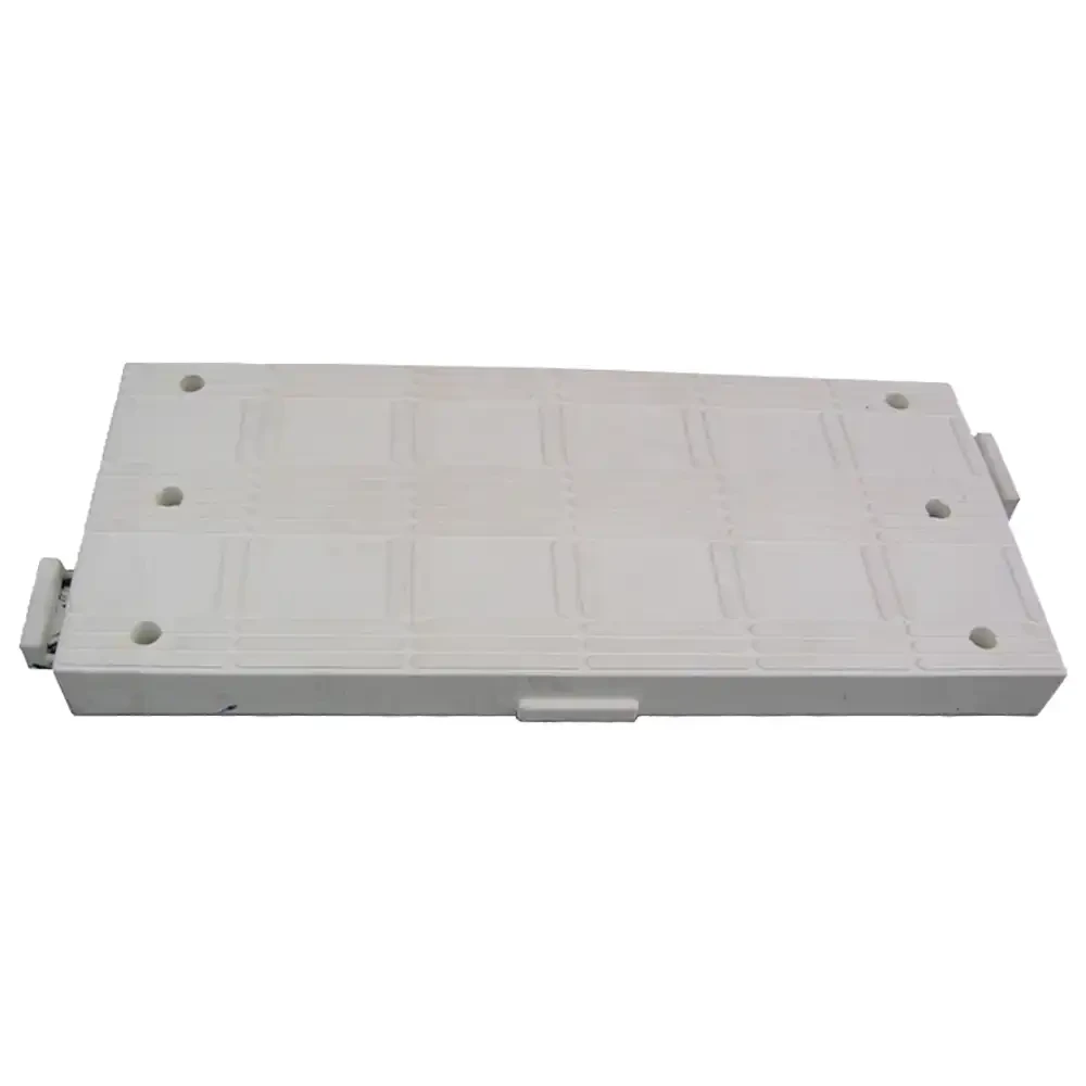 Próg segmentowy biały - element środkowy - wys. 8 cm.webp