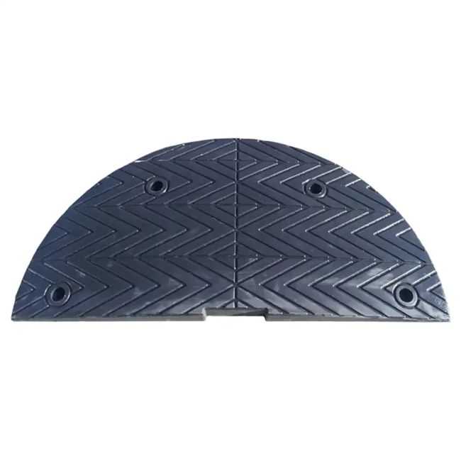 Próg zwalniający D5 Premium - element skrajny - LPZ EK - 895 x 435 x 50 mm - sklep drogowy Widrog.webp