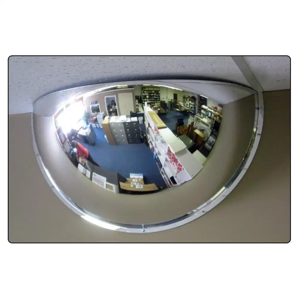 Lustro przemysłowe magazynowe - sferyczne jedna czwarta kuli - średnica 100 cm - sklep drogowy Widrog.webp