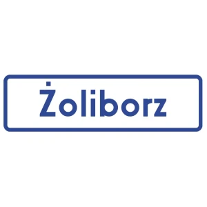 Znak drogowy E-21 - dzielnica lub osiedle - folia I generacji