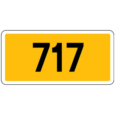Znak drogowy E-15h - numer drogi wojewódzkiej o dopuszczalnym nacisku osi pojazdu do 11,5 t - folia odblaskowa I generacji - sklep drogowy Widrog.webp