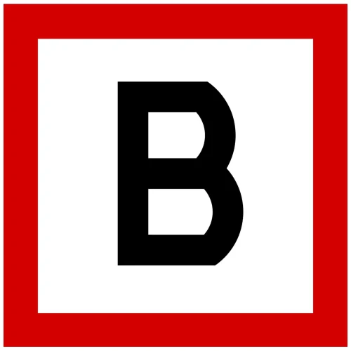 Znak BT-3 - blokada zwrotnicy - folia I generacji