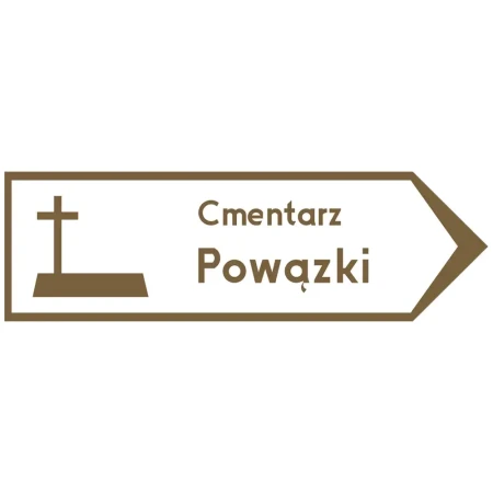 Znak drogowy E-10 - drogowskaz do zabytku jako dobra kultury - folia II generacji - sklep drogowy Widrog.webp