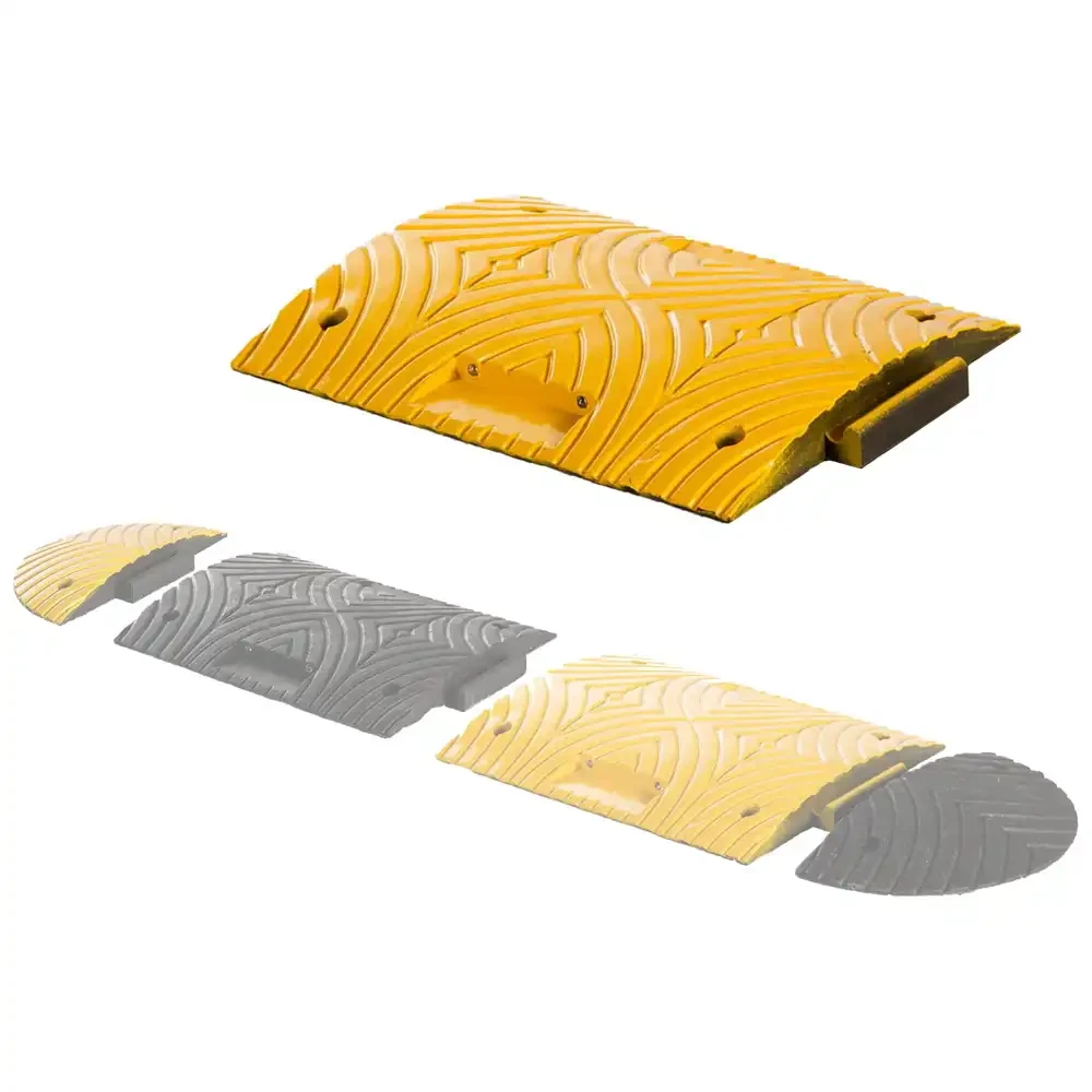 Próg podrzutowy SLOWLY 5 - element środkowy żółty - 500x400x50 mm - sklep drogowy Widrog.webp