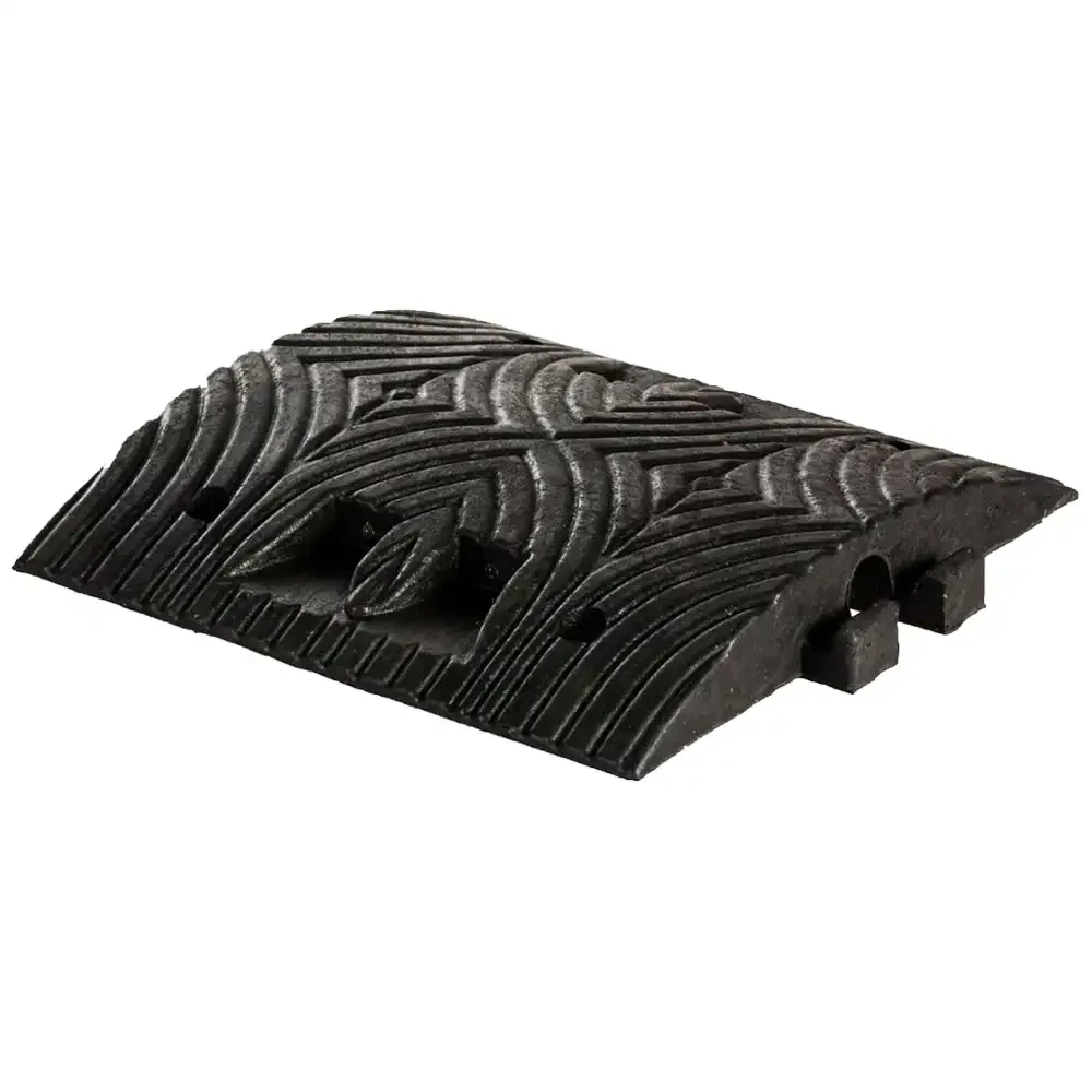 Próg podrzutowy SLOWLY 7 - element środkowy czarny - 500x500x70 mm - sklep drogowy Widrog.webp