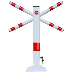 Blokada Parkingowa typu X - zamykana na klucz