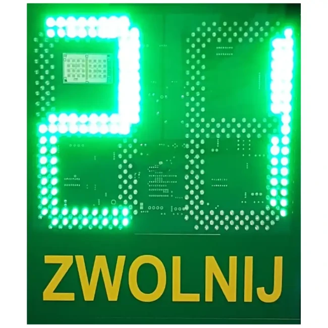 Radar drogowy Eco LUX 230V z panelem solarnym - radarowy wyświetlacz prędkości - sklep drogowy Widrog.webp