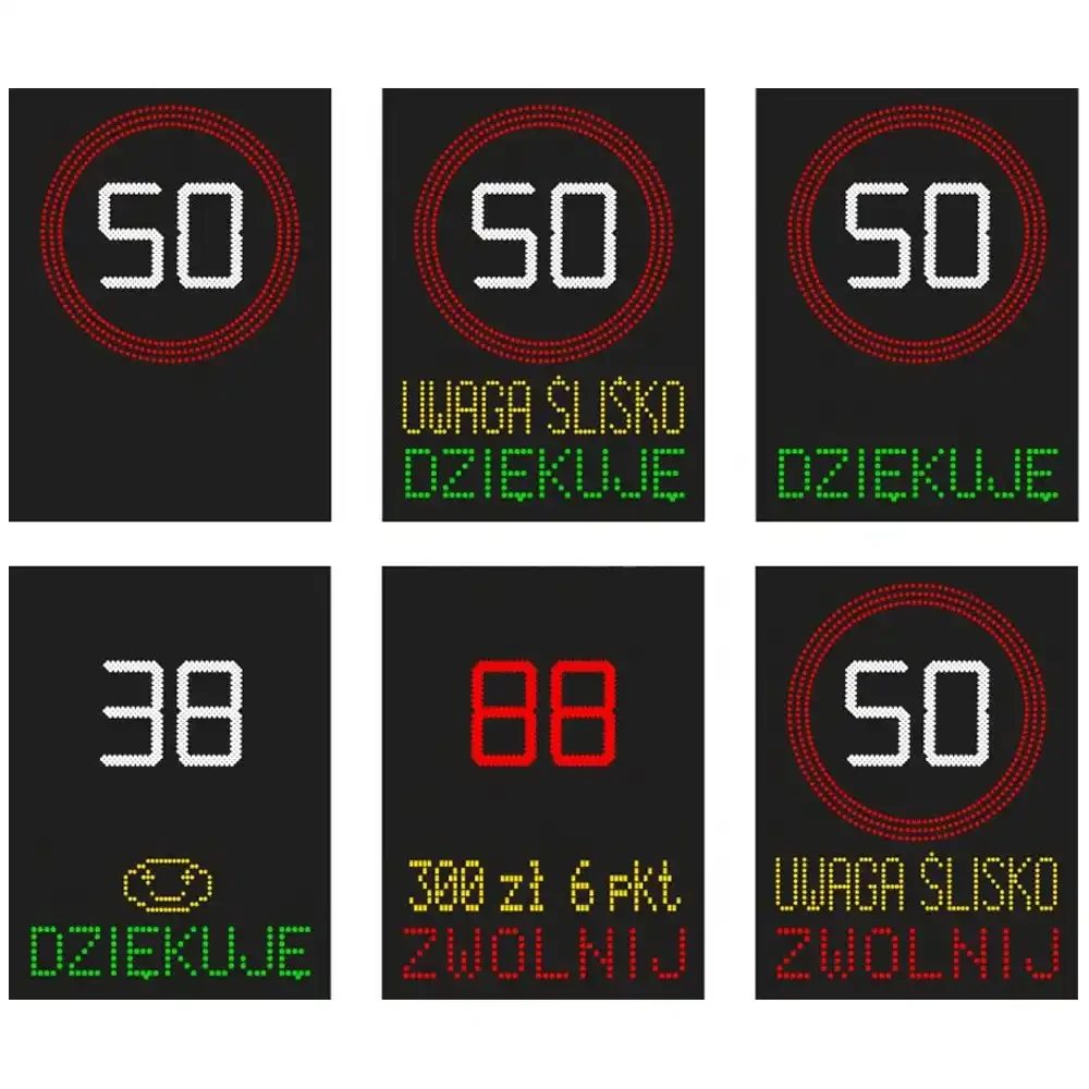 Radarowy wyświetlacz prędkości - radar drogowy MP-DP5 - sklep drogowy Widrog.webp